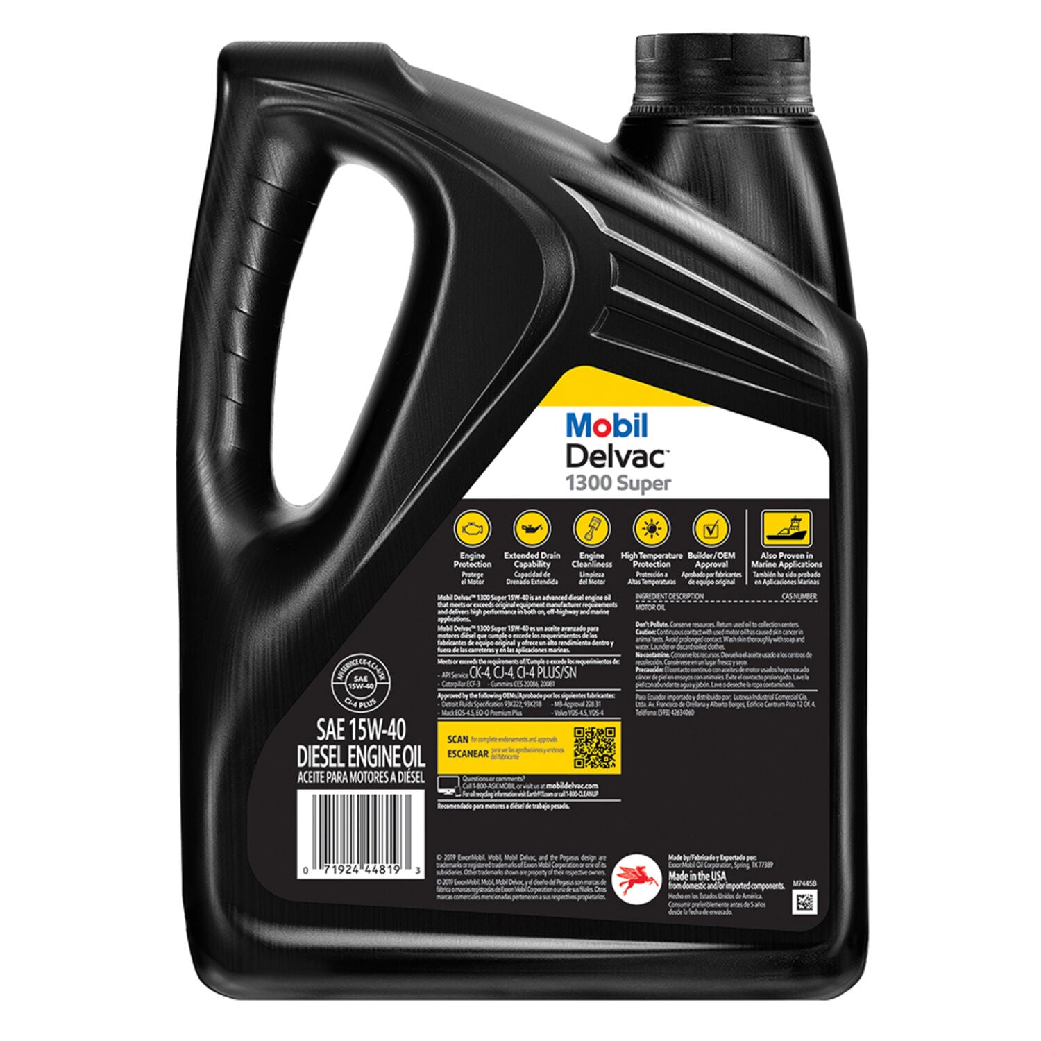 MOBIL DELVAC - MOBIL DELVAC 1300 15W40 4/1GA