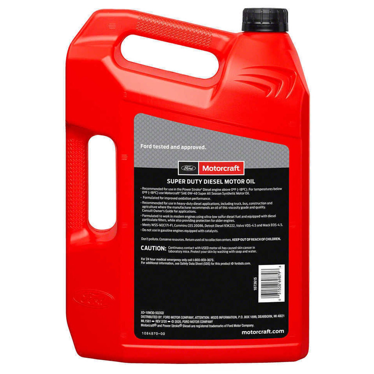 MOTORCRAFT - MOTORCRAFT DIESEL 10W30 3/5QT
