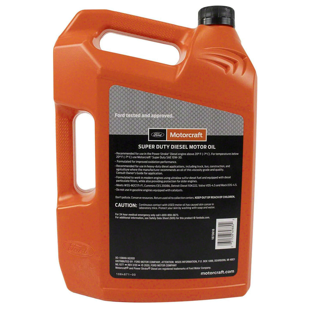 MOTORCRAFT - MOTORCRAFT SUPER 15W40 3/5QT