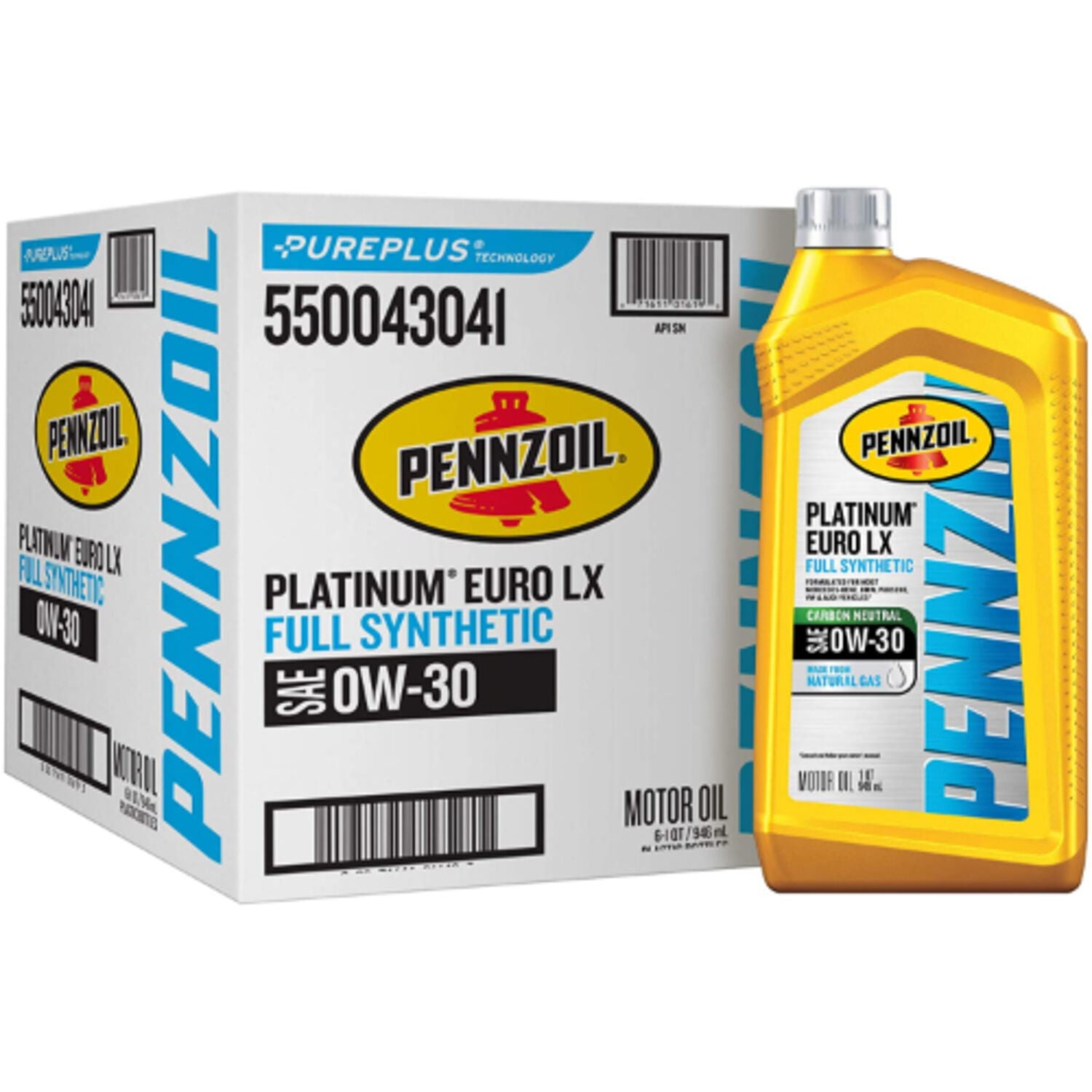 PENNZOIL - PENN PLAT EURO LX SYN 0W30 6/1Q
