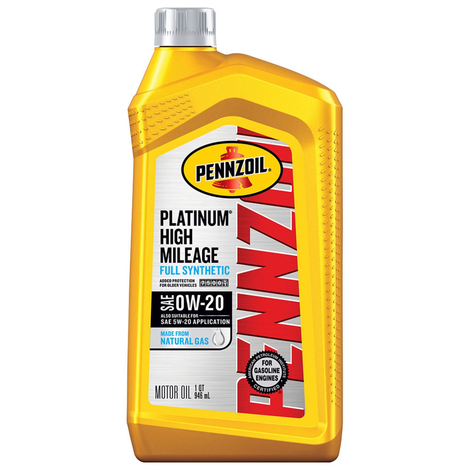 PENNZOIL - PENZ PLAT HIGH MILE 0W20 6/1QT
