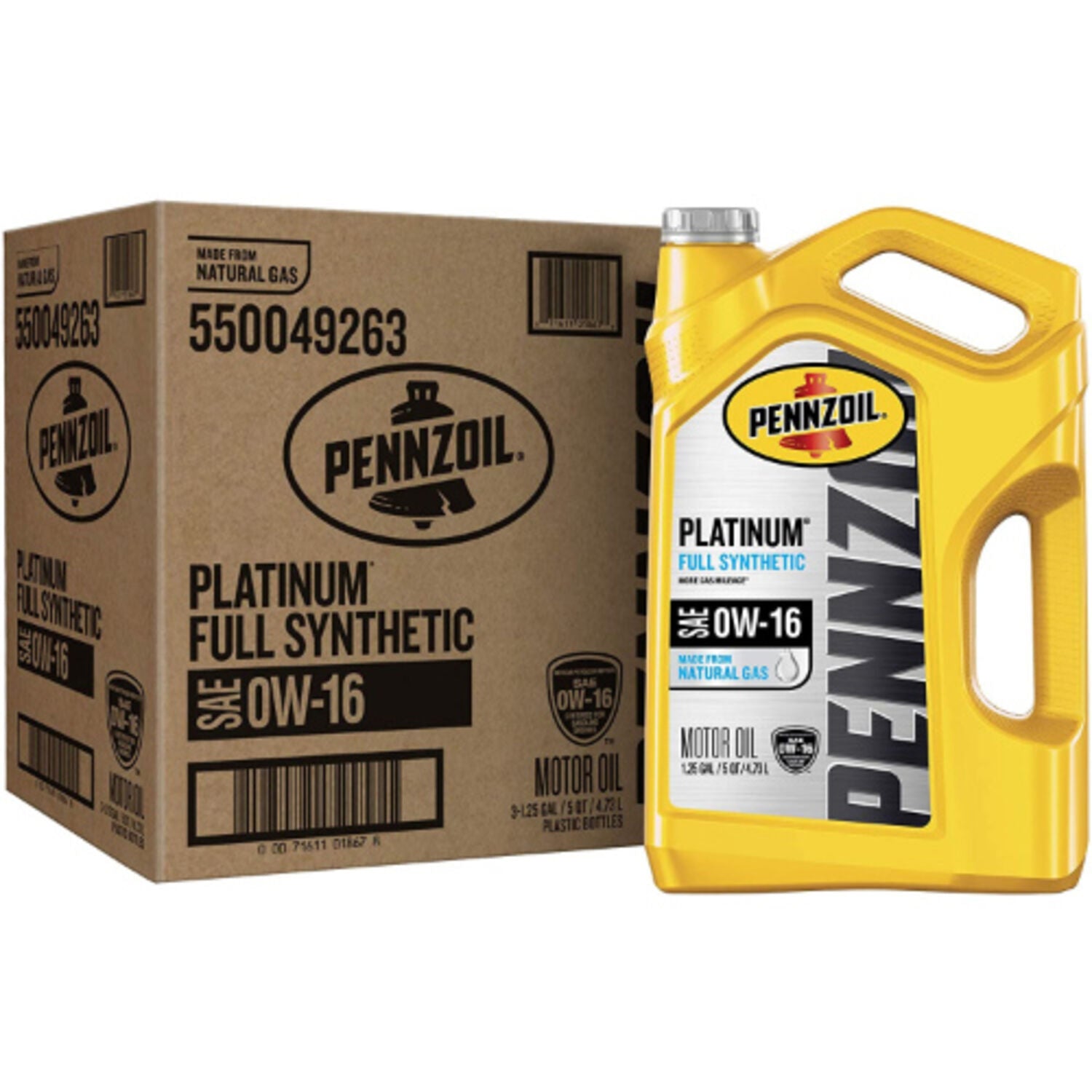 PENNZOIL - PENNZOIL PLATINUM 0W16 3/5QT