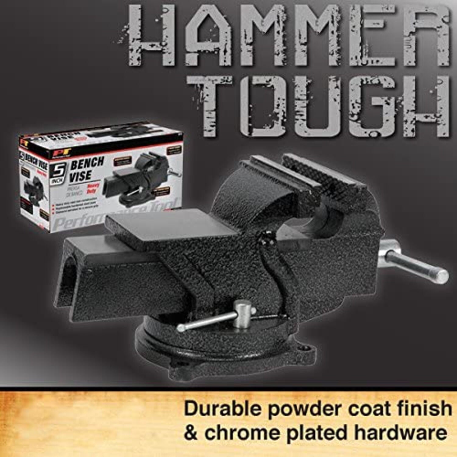 PERFORMANCE TOOL - PERF TOOL BENCH VISE 5"