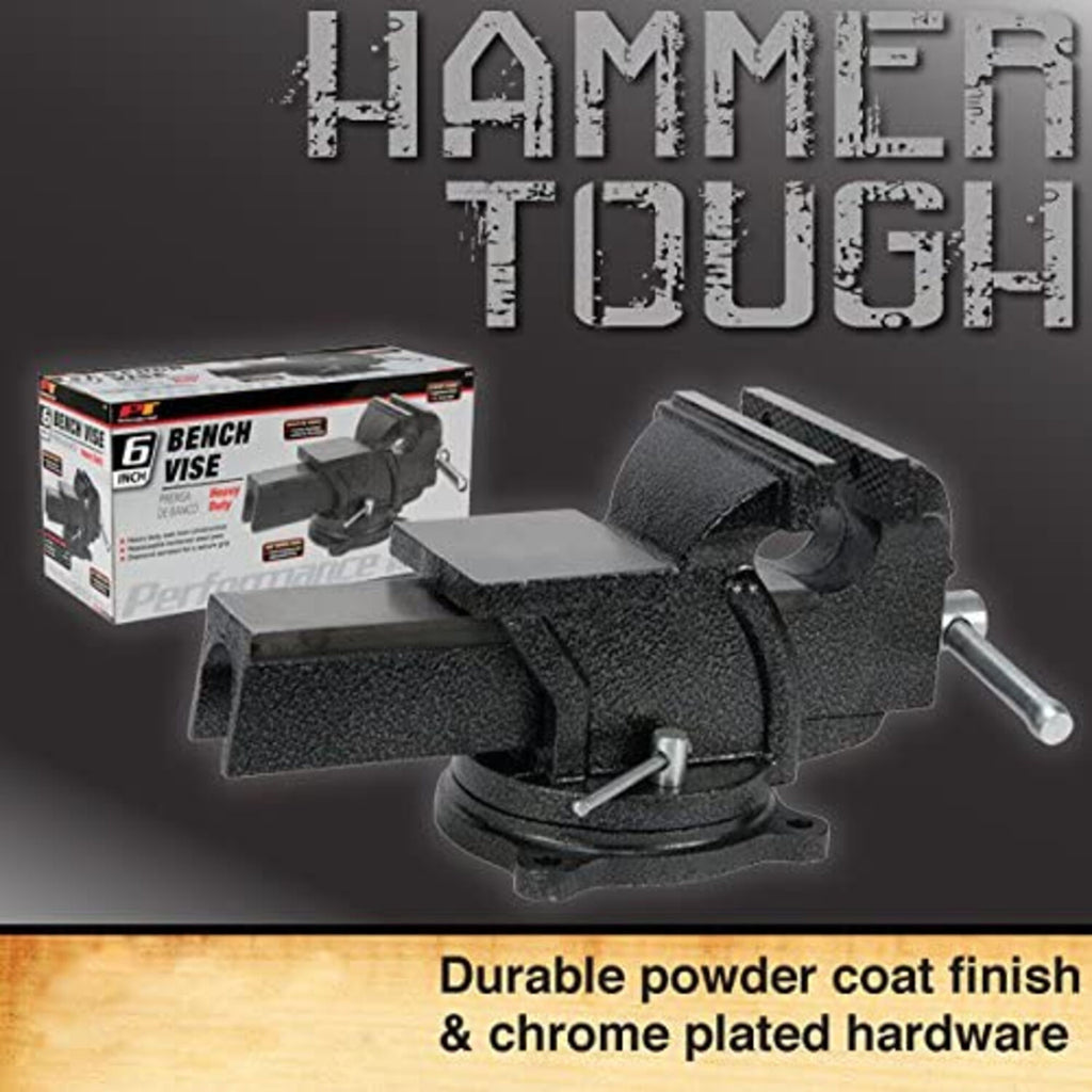 PERFORMANCE TOOL - PERF TOOL BENCH VISE 6"