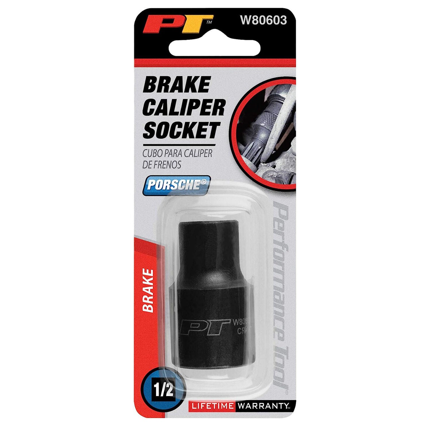PERFORMANCE TOOL - PERF PORSCHE BRAKE CALIPER SCKT