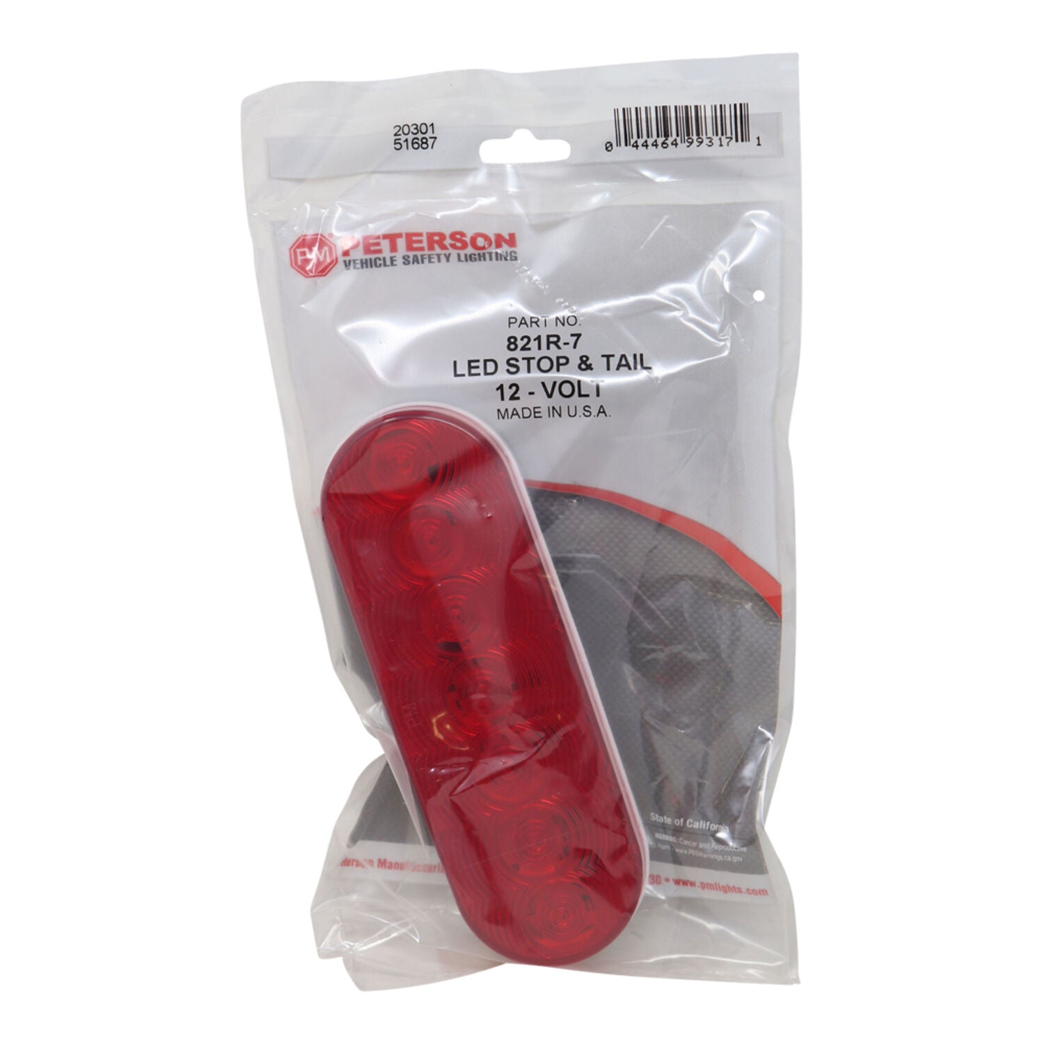 PETERSON - PETERSON 6" STOP TURN/TAIL LGHT