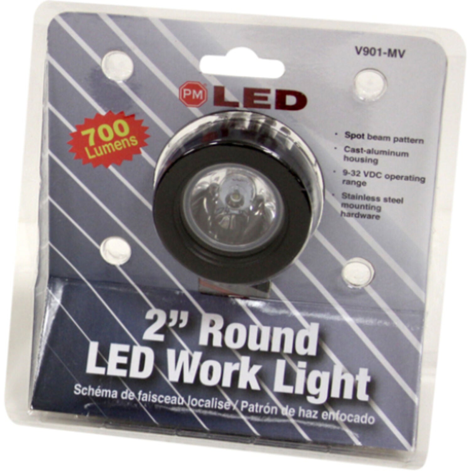 PETERSON - 2"" ROUND LED WORK
