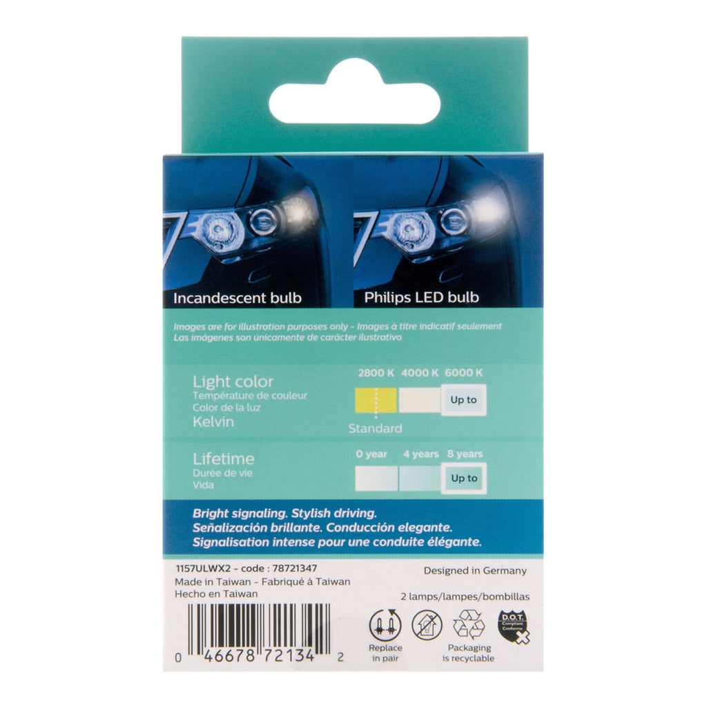 PHILIPS - PHILIPS 1157 ULTINON LED 2/BX