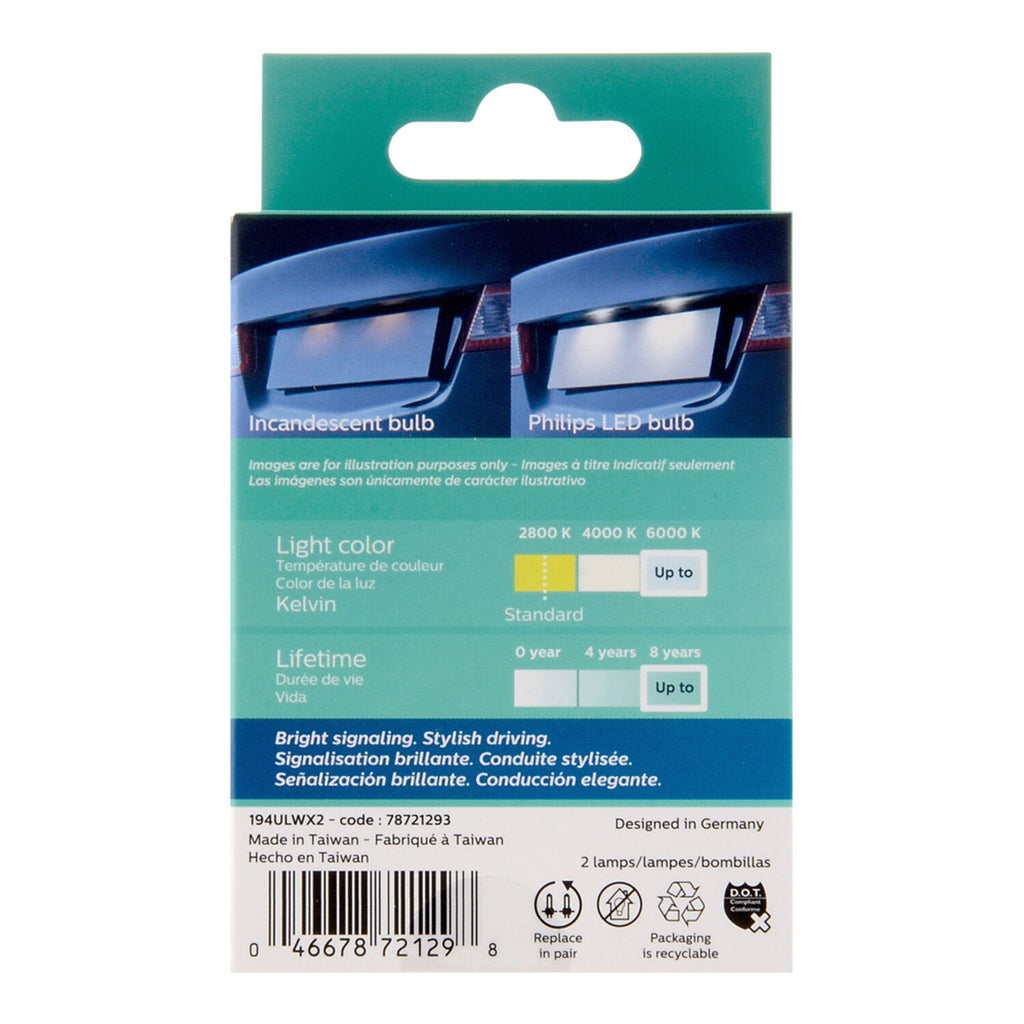 PHILIPS - PHILIPS 194 ULTINON LED 2/BX