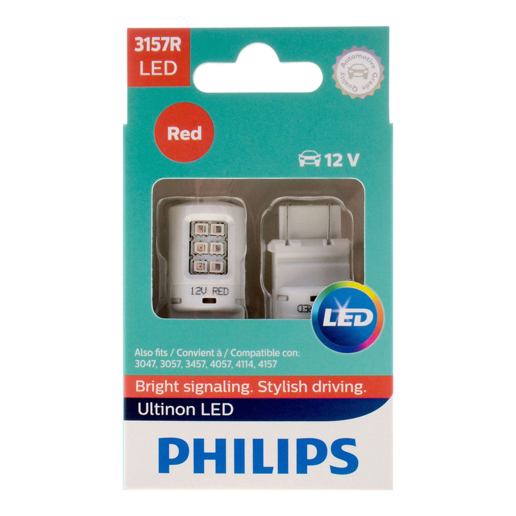 PHILIPS - PHIL 3157 ULTINON LED RED 2/BX