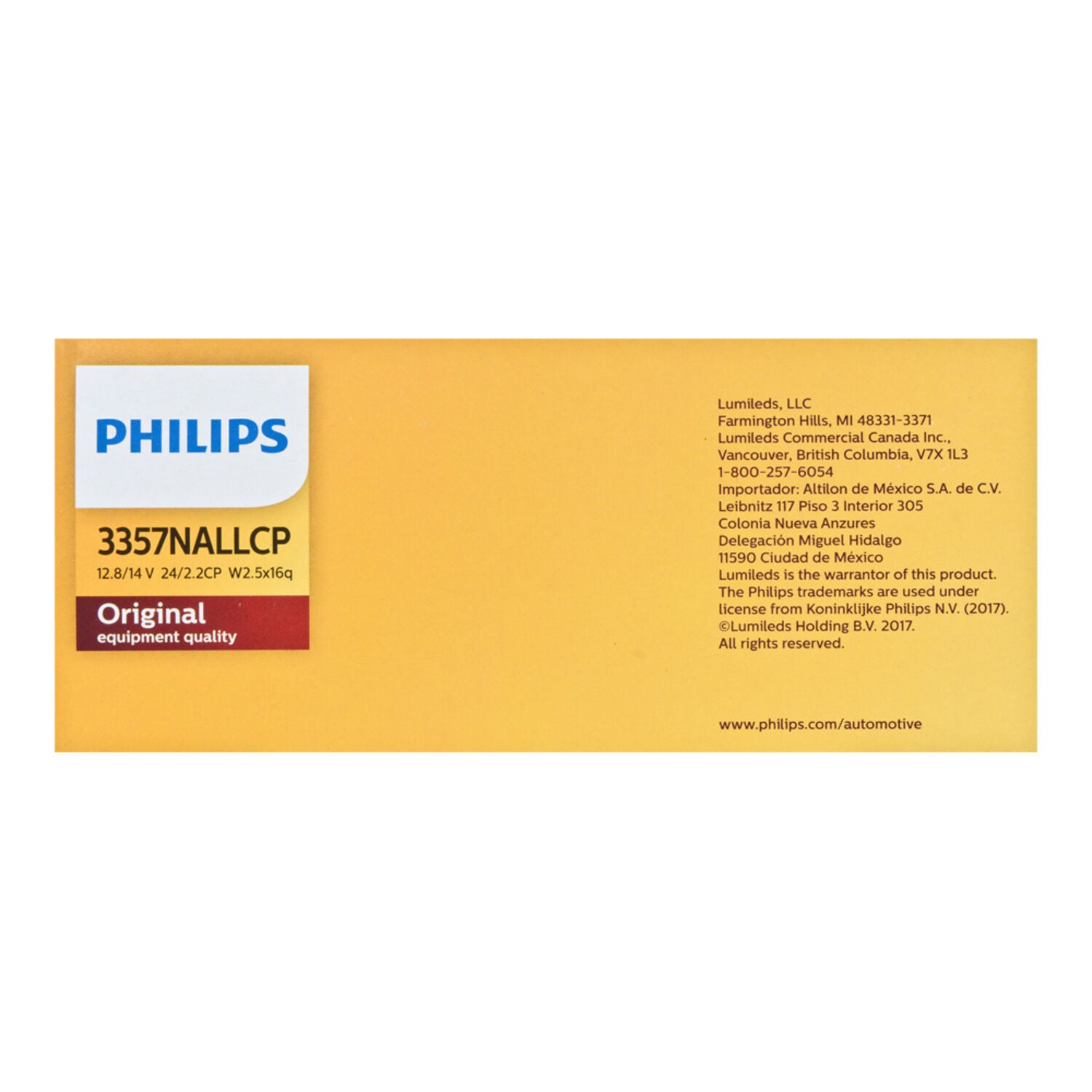 PHILIPS - PHIL STD MINI BULB 3357NALLCP