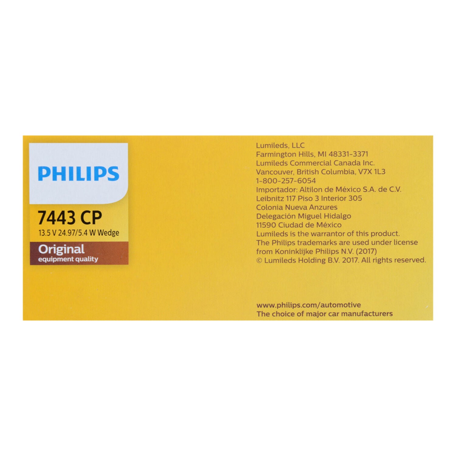 PHILIPS - PHIL STANDRD MINI BOX 7443CP