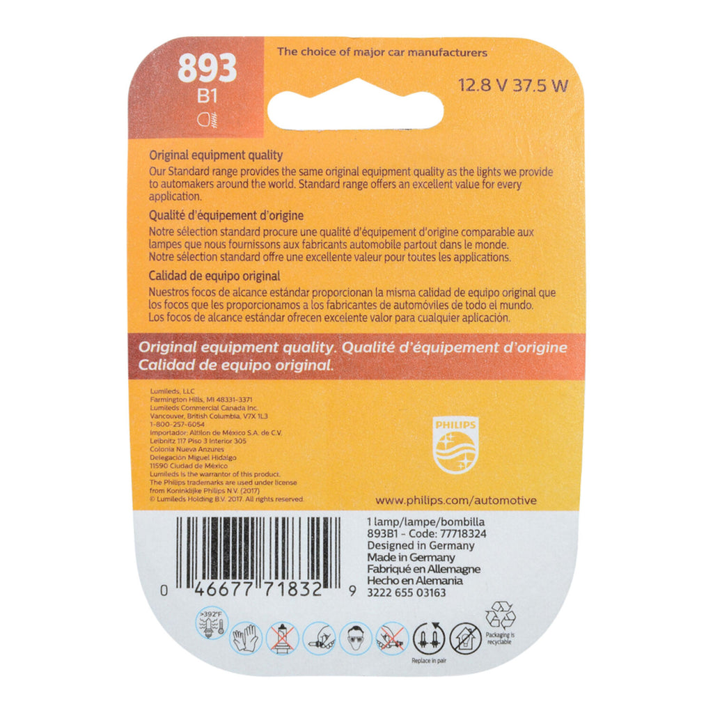 PHILIPS - PHILIPS MINI HALOGEN 1PK CARDED