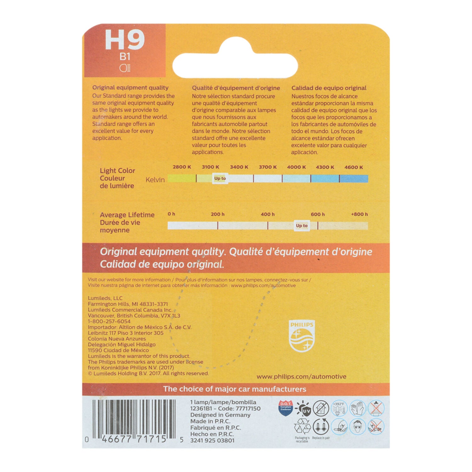 PHILIPS - PHIL STD CAPSULE BLISTER H9B1