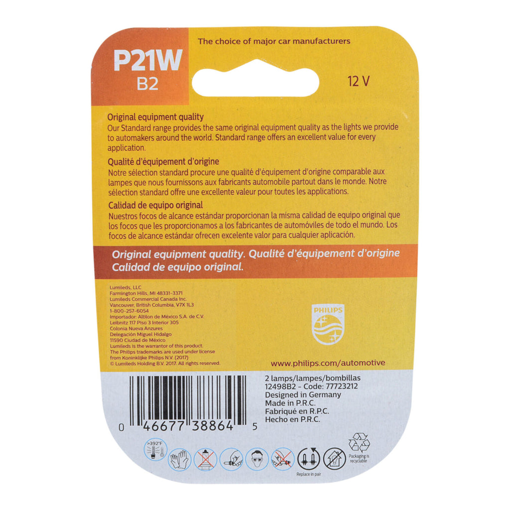 PHILIPS - PHIL STANDARD MINI BULB 2/PK