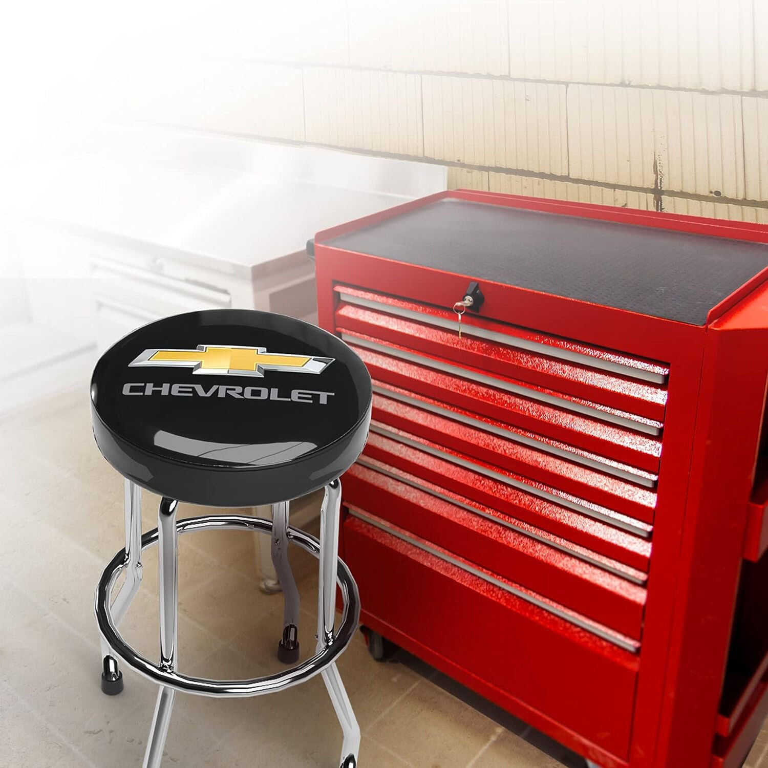 PLASTICOLOR - PLASTICOLOR CHEVY GOLD STOOL