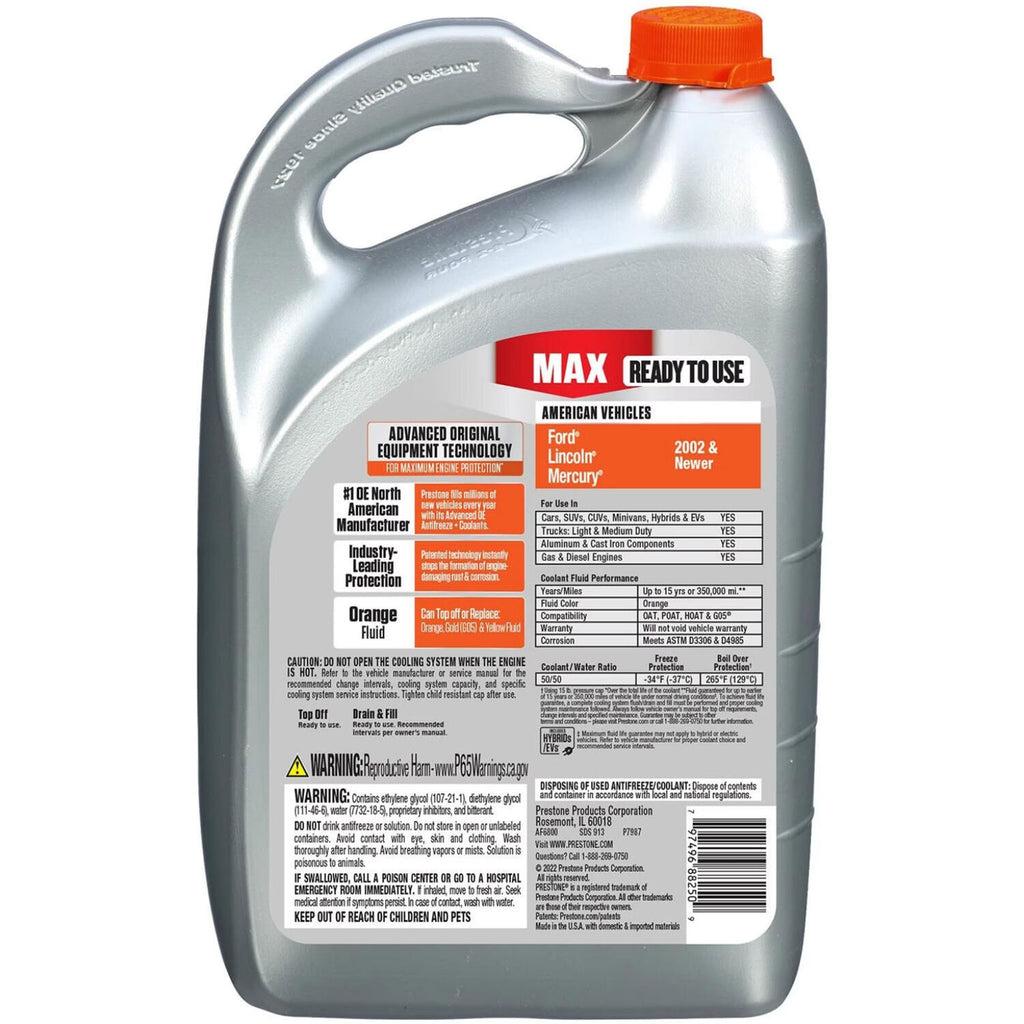 PRESTONE - PRES MAX FORD ORNG 50/50 6/1GL