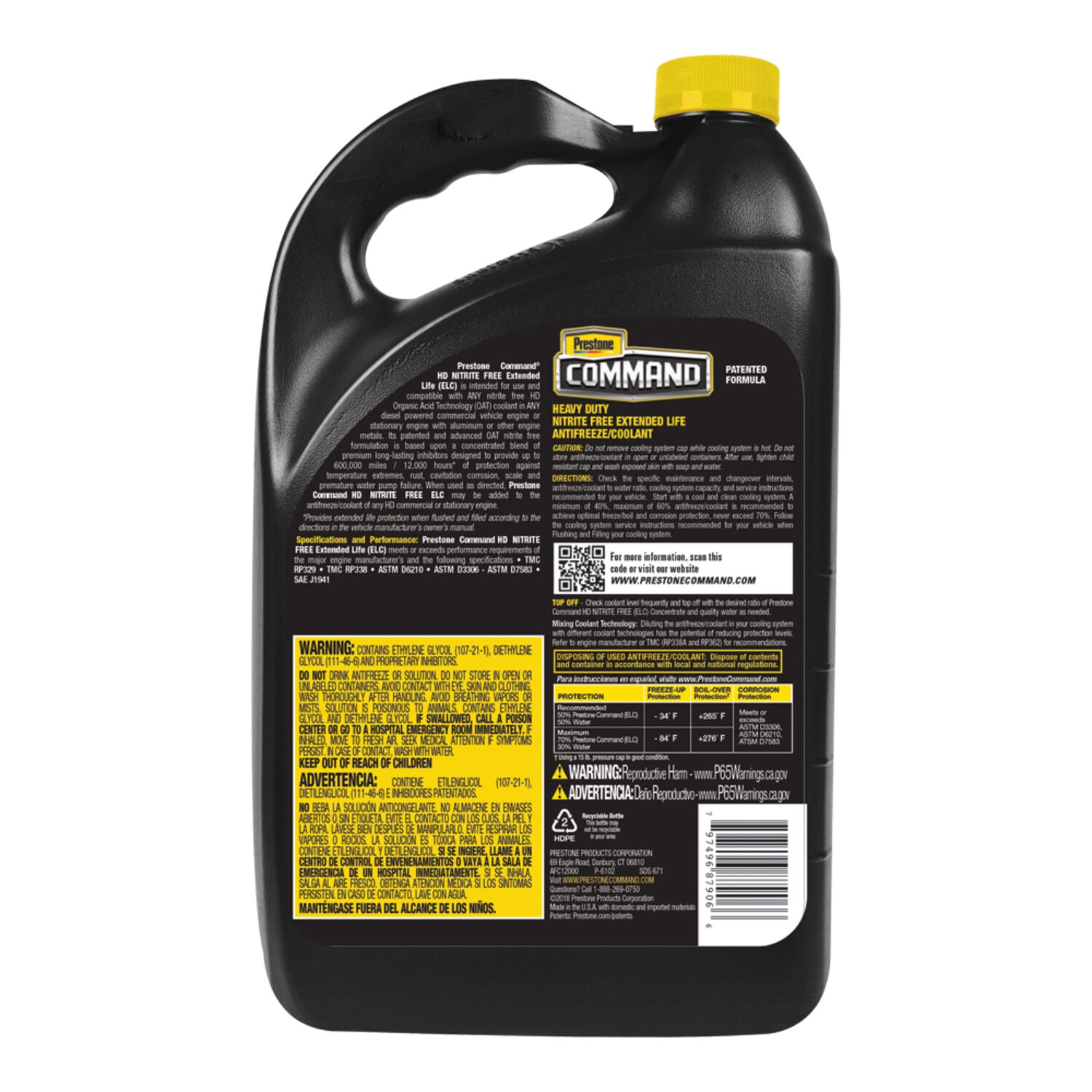 PRESTONE - PRES COMM HD NF EXT LIFE 6/1GAL