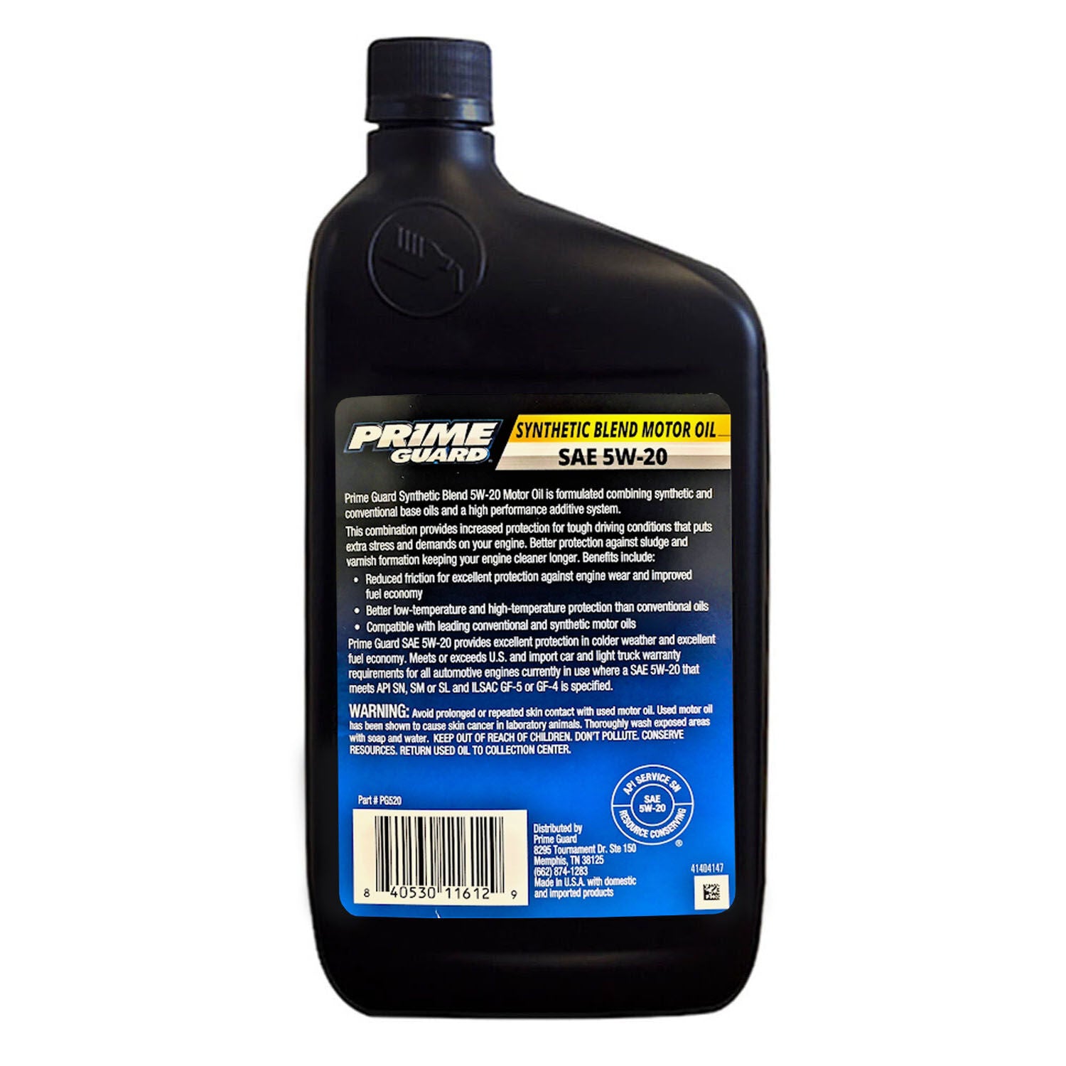 PRIME GUARD - PRIME 5W-20 SB 12/QT