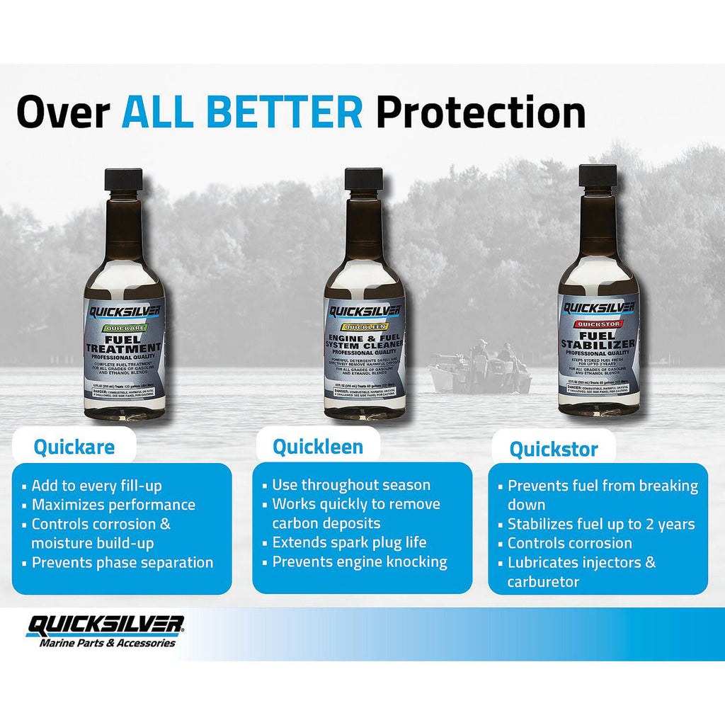 QUICKSILVER - QUICKLEEN ENG/FUEL CLNR 12/12OZ