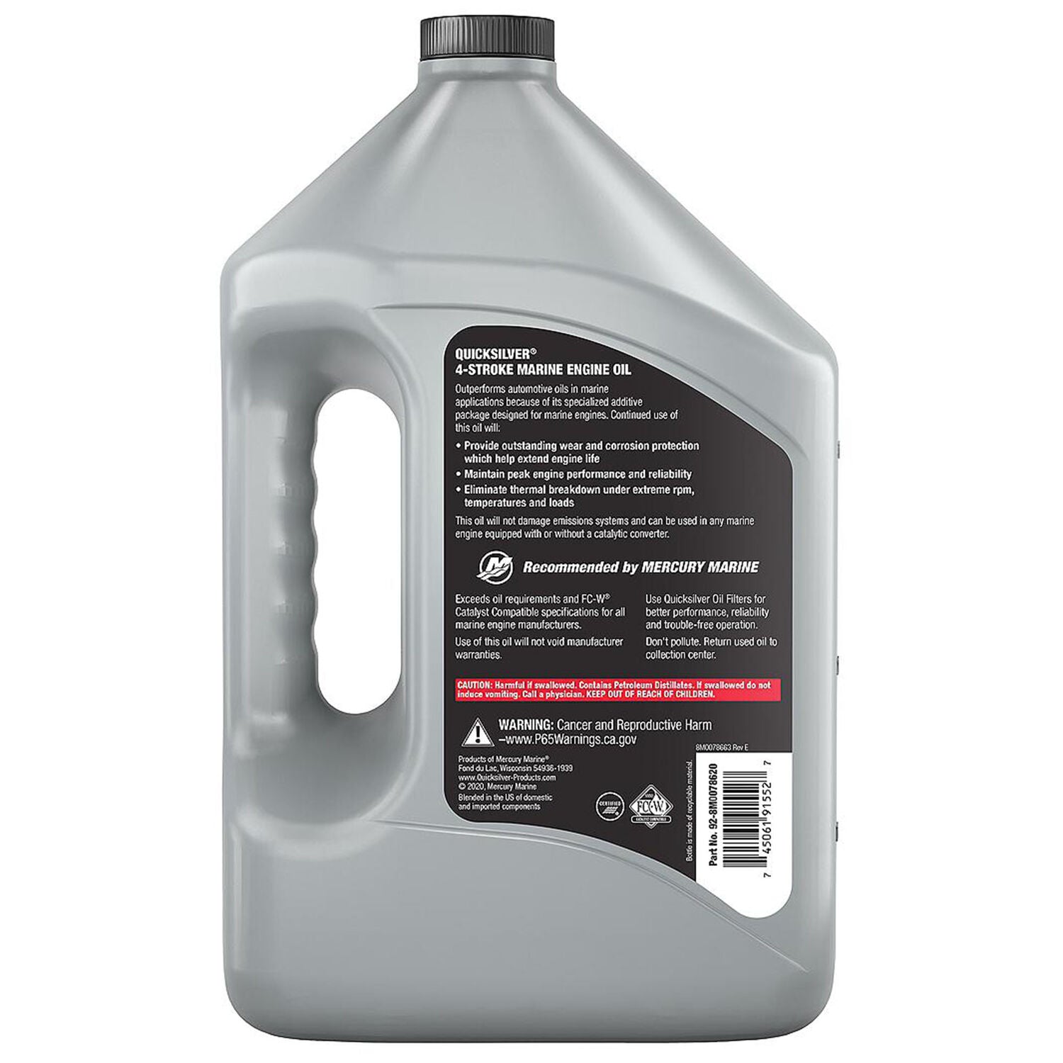 QUICKSILVER - MERC 25W40 4 STRK MARINE 3/GAL