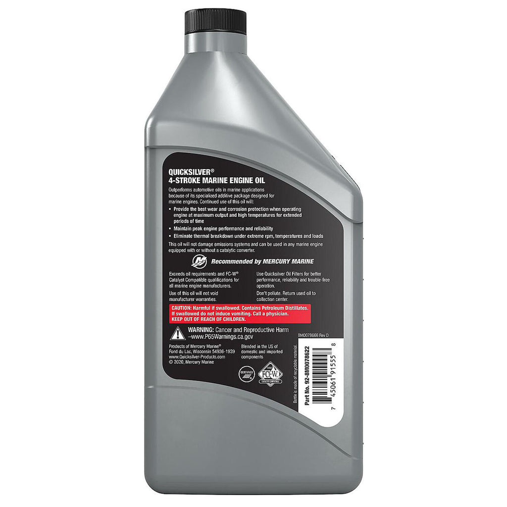 QUICKSILVER - QUICKSLVR SYN BL 4T 25W40 6/1QT