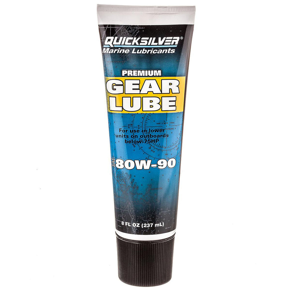 QUICKSILVER - QKSLVR 80W90 PREM GEAR LUBE 8OZ