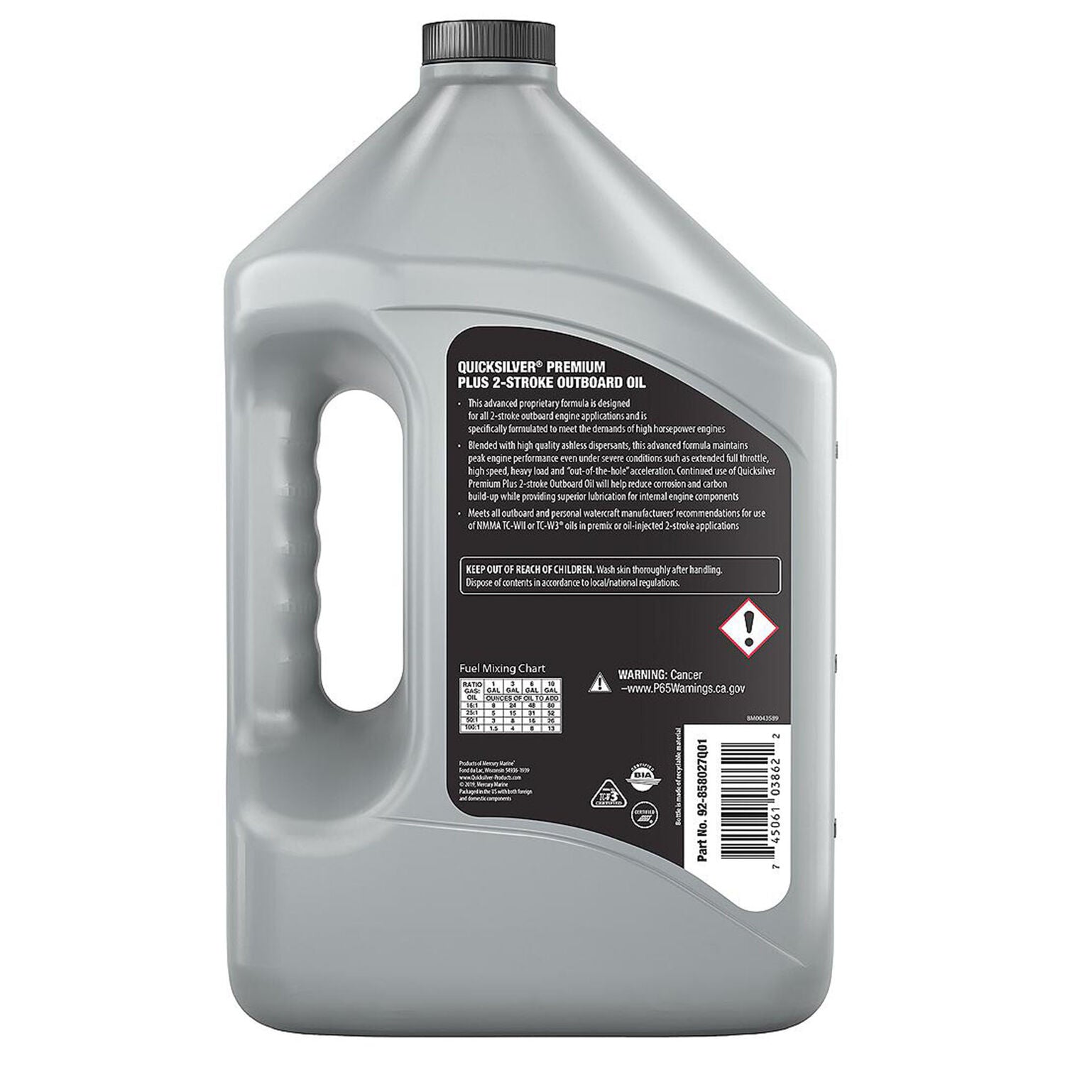 QUICKSILVER - QUICKSILVER PREMIUM PLUS 3/1GAL