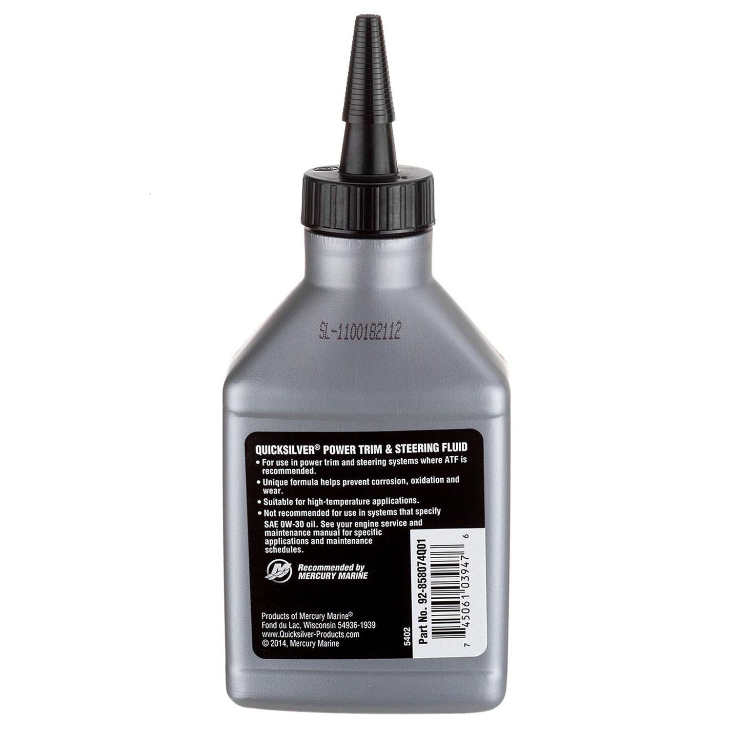 QUICKSILVER - QUICKSLVR TRIM/STEER FLD 12/8OZ