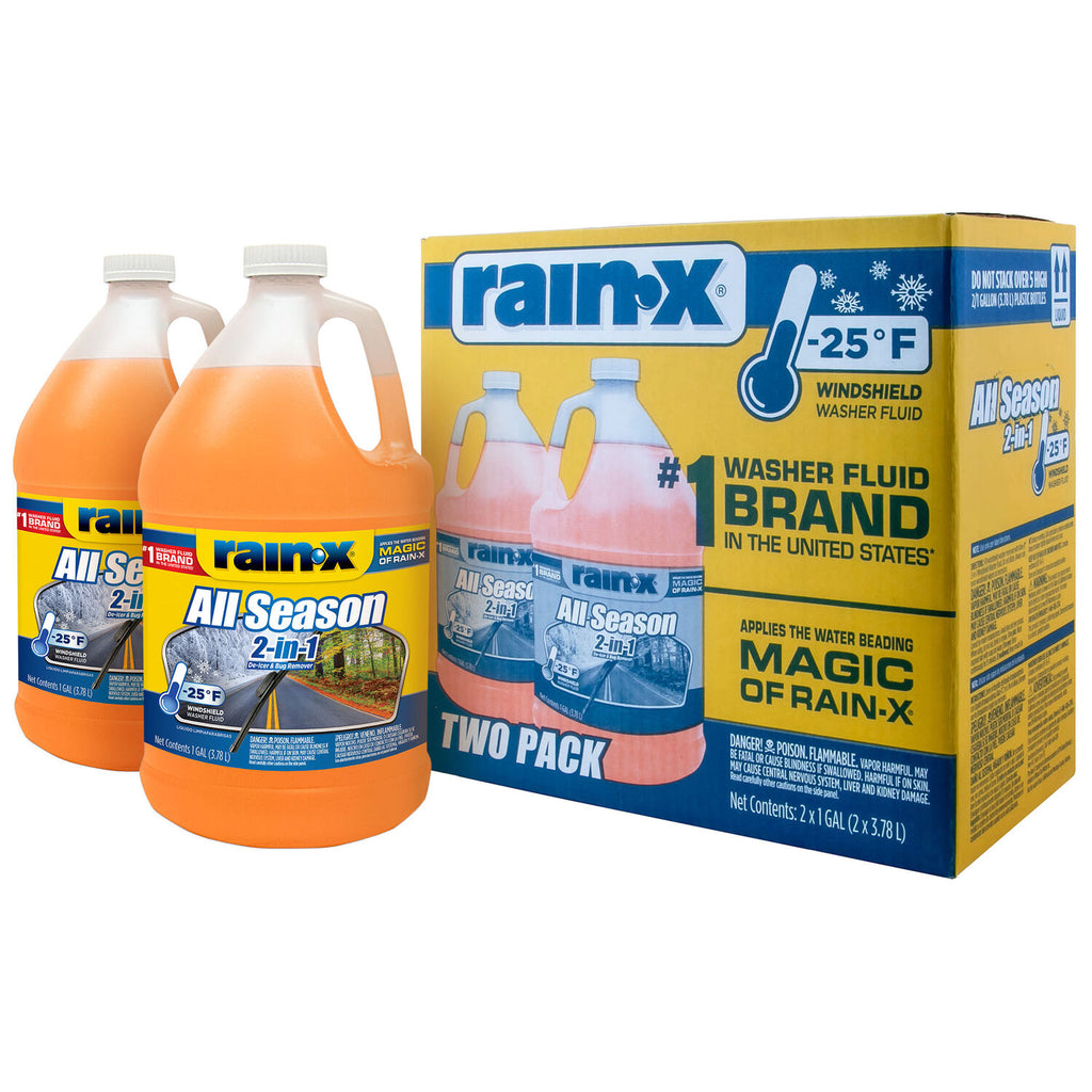RAIN X - RAIN-X -25 2IN1 WASH FLD 6/1GA