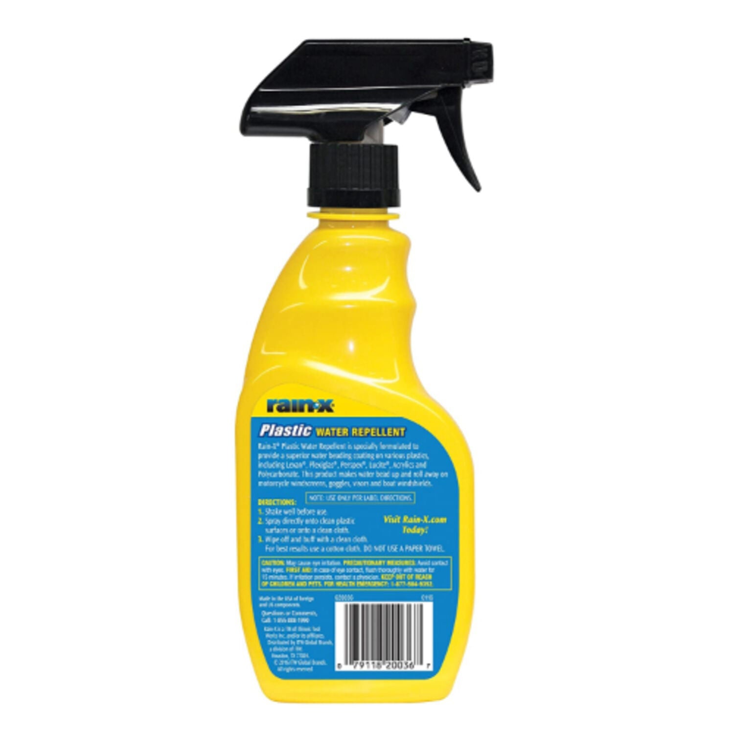 RAIN X - RAIN-X PLASTIC WATER REPEL 12Z