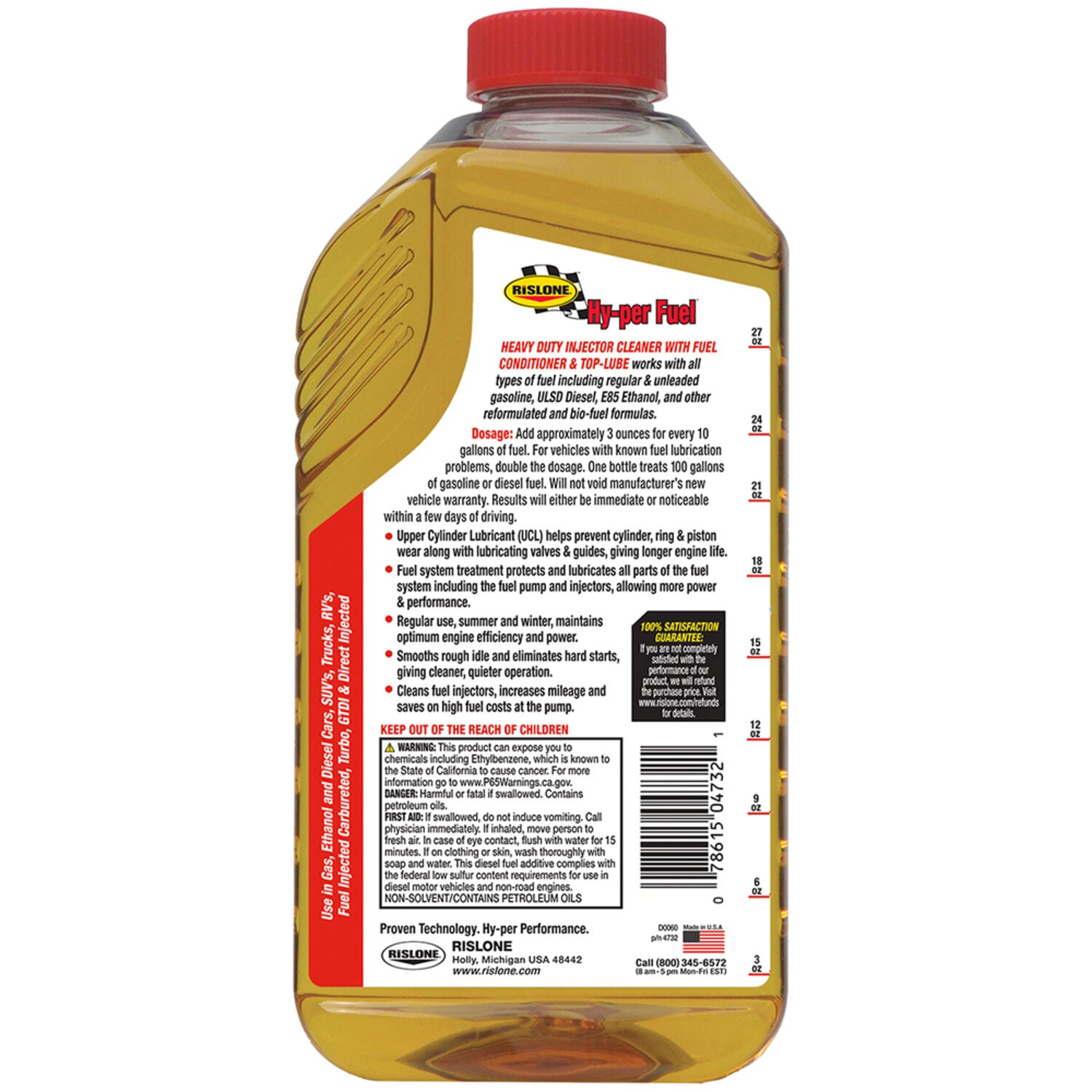 RISLONE - RISLONE UCL & INJ CLNR 6/32OZ