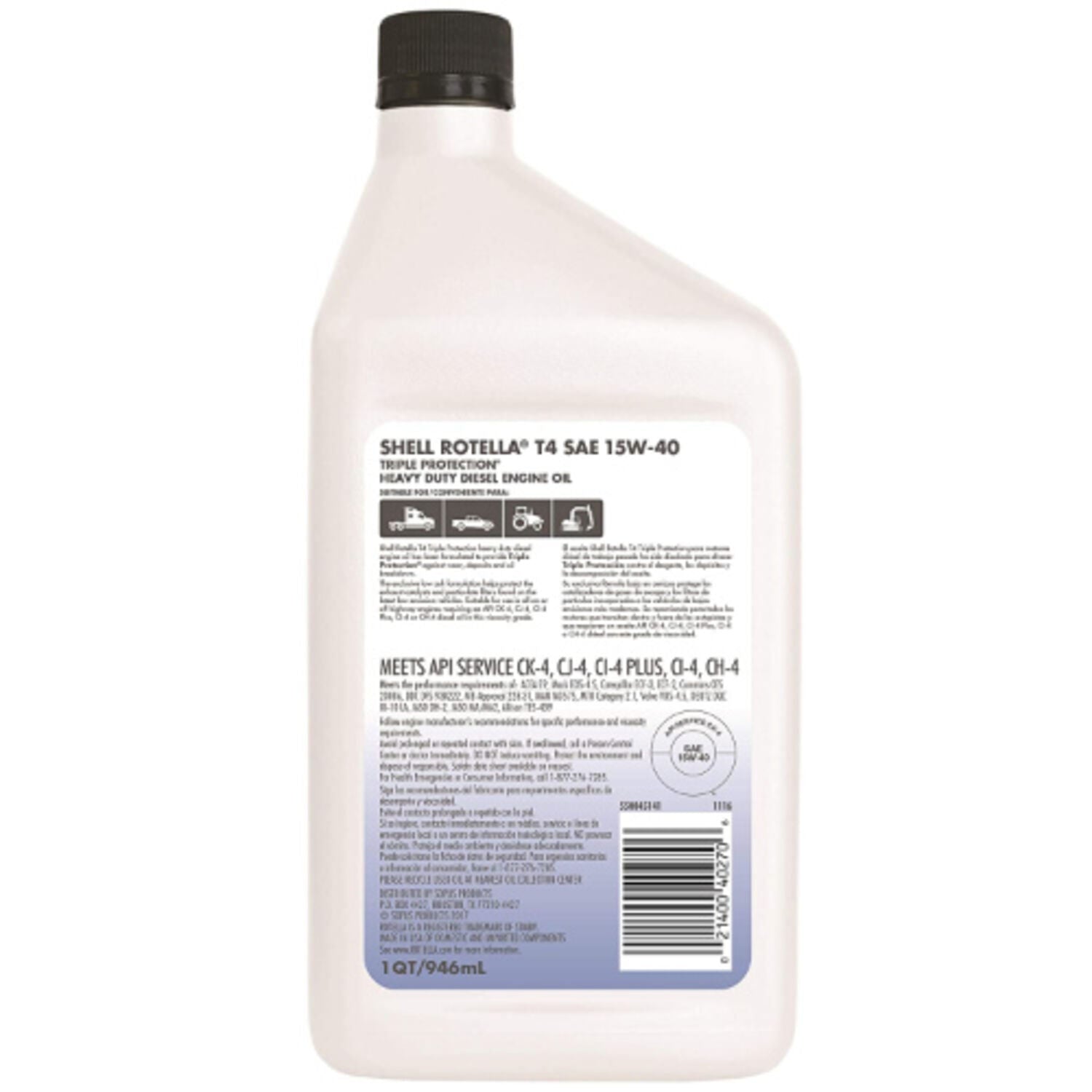 ROTELLA - ROTELLA T4 15W40 6/1QT