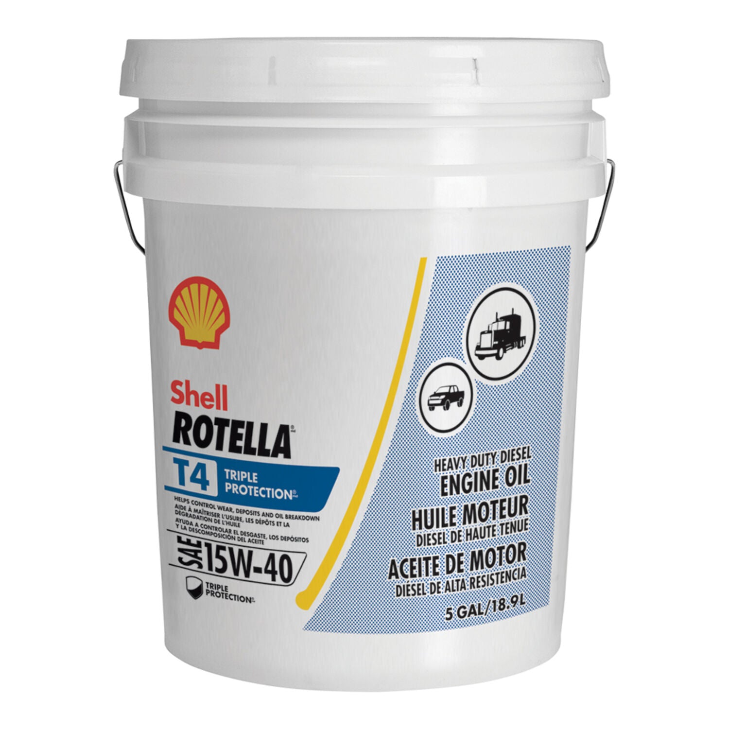 ROTELLA - ROTELLA T4 TRIPROT 15W40 5GAL