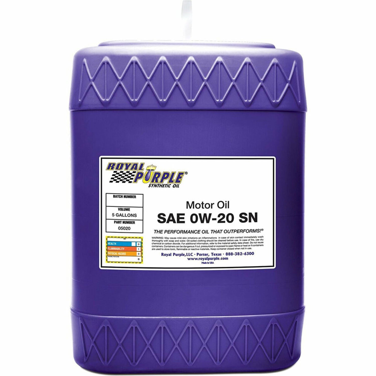 ROYAL PURPLE - ROYAL PURPLE SYN ENG 0W20 5GAL