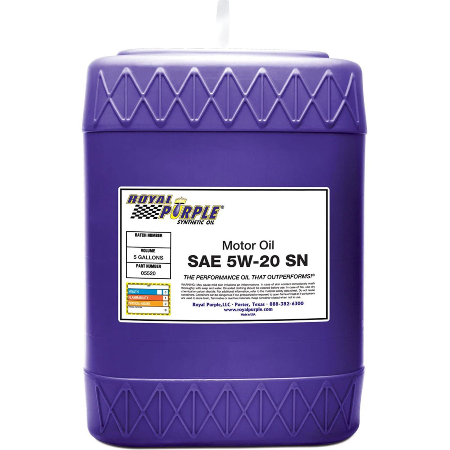 ROYAL PURPLE - ROYAL PURPLE SYN ENG 5W20 5GAL