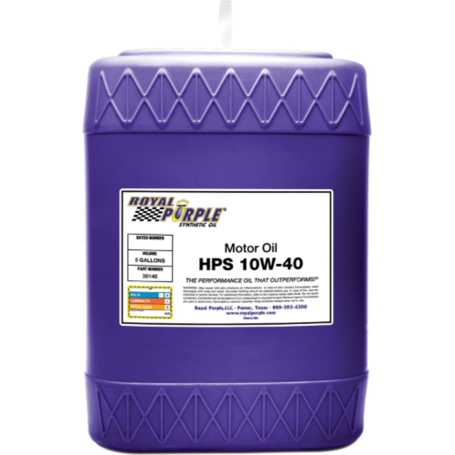 ROYAL PURPLE - ROYAL PURPLE HPS ENG 10W40 5GAL