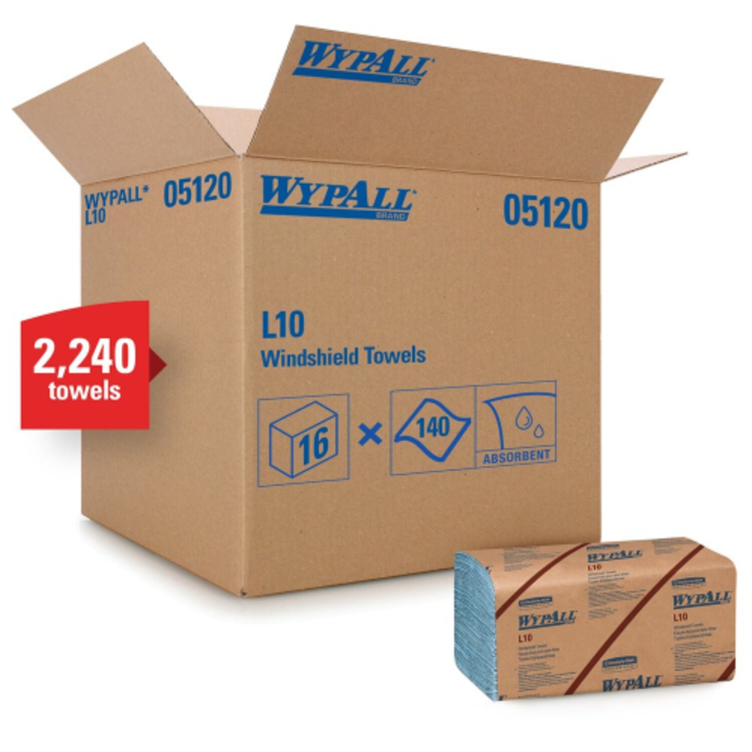 WYPALL - WYPALL L10 WNDSH TWL BLU 16-140