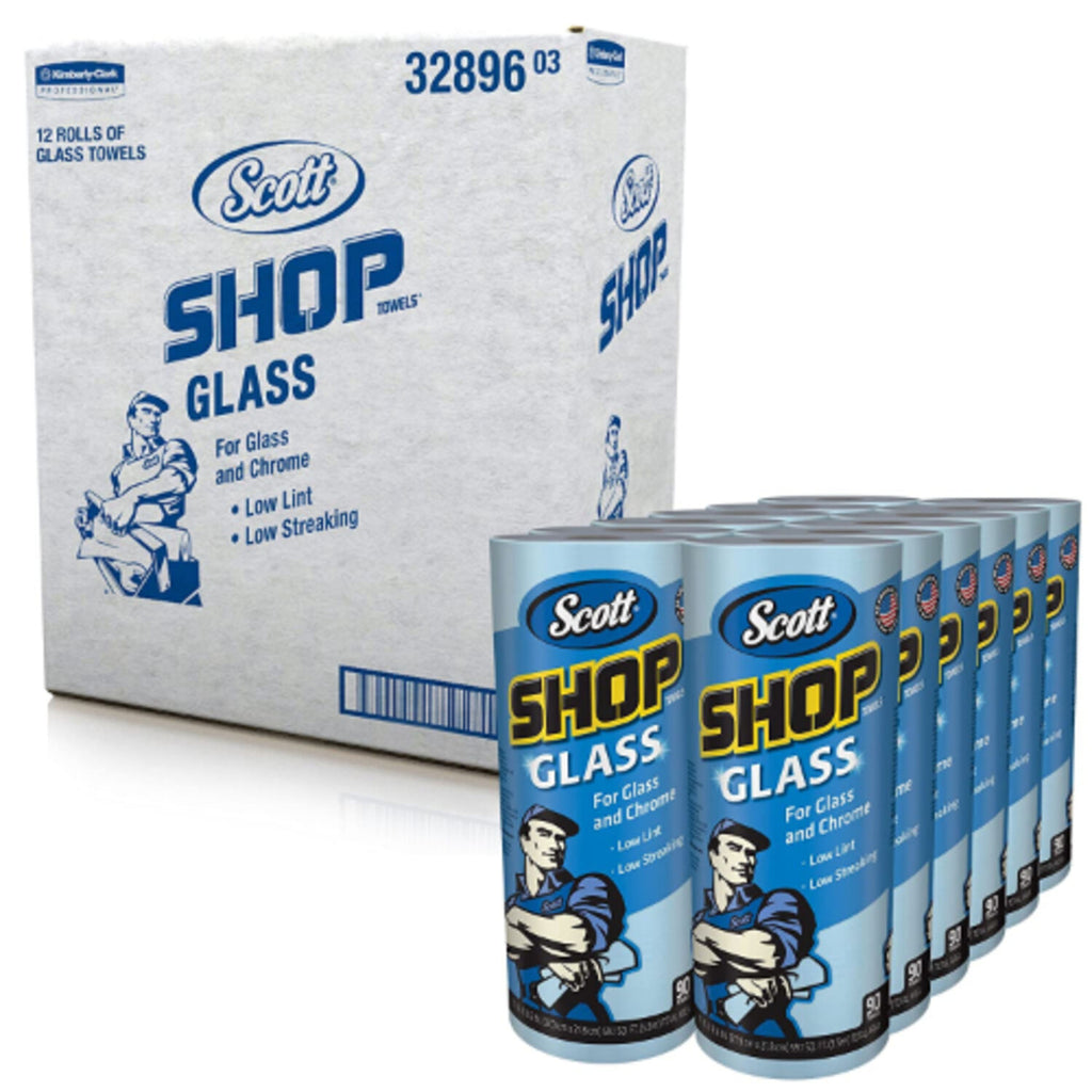 SCOTT - SCOTT GLASS TOWEL ROLL BLU 90CT