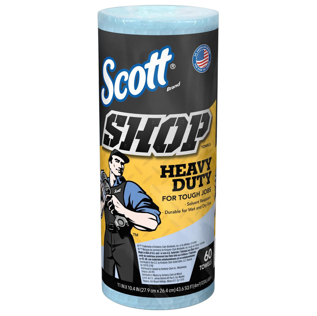 SCOTT - SCOTT HD SHOP TOWEL RL BLU 60CT