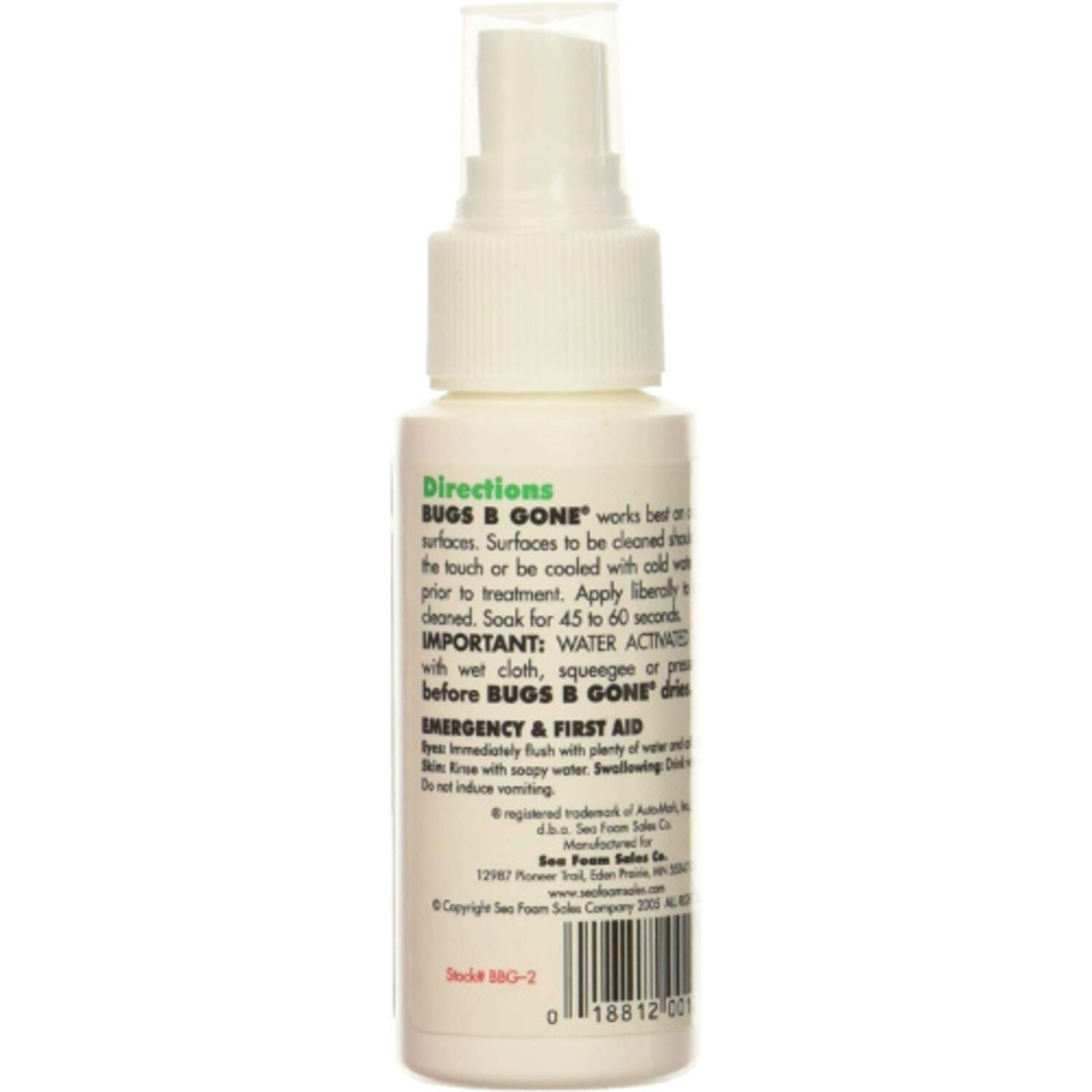 SEAFOAM - SEAFOAM BUGS-B-GONE  24/2OZ