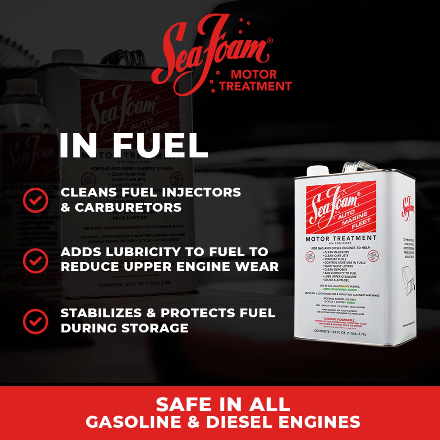 SEAFOAM - SEAFOAM MOTOR TUNE-UP 4/1GAL