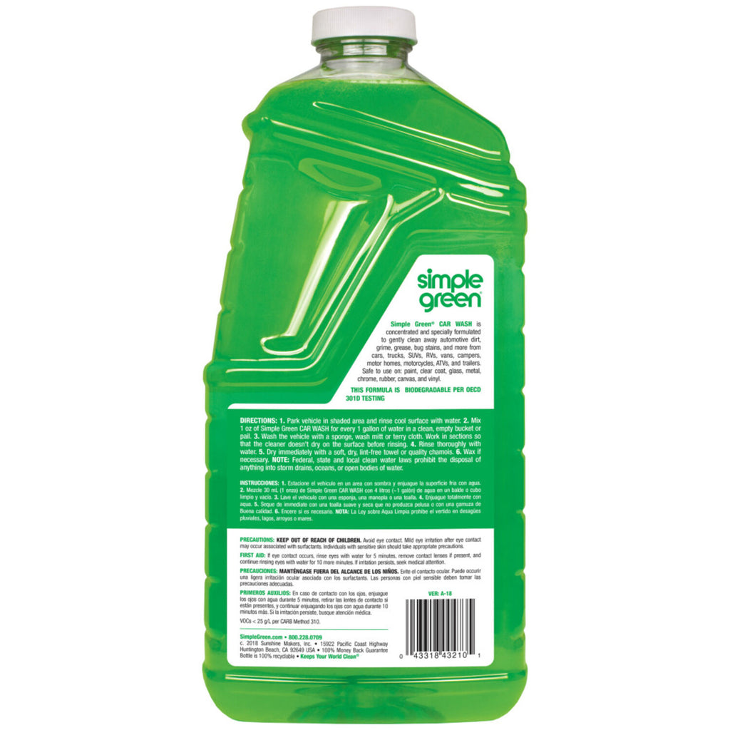 SIMPLE GREEN - SIMPLE GREEN CAR WASH 6/67OZ