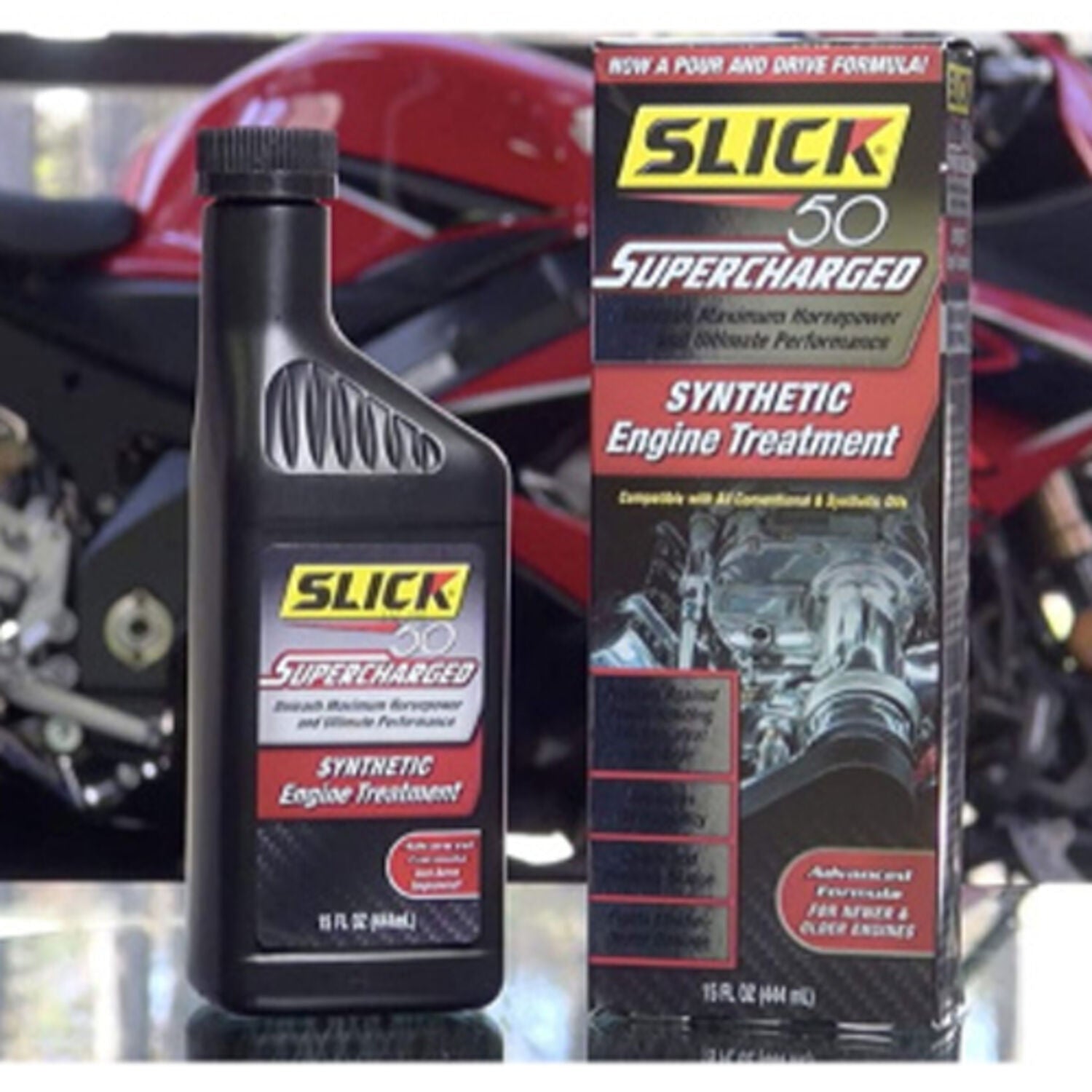 SLICK 50 - SLICK50 ENGINE TREATMENT 6/15OZ