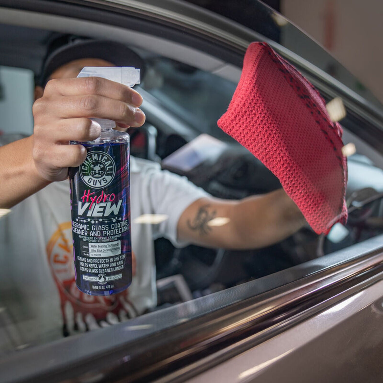 CHEMICAL GUYS - CHEMGUYS CERMIC GLS CLNR 6/16OZ