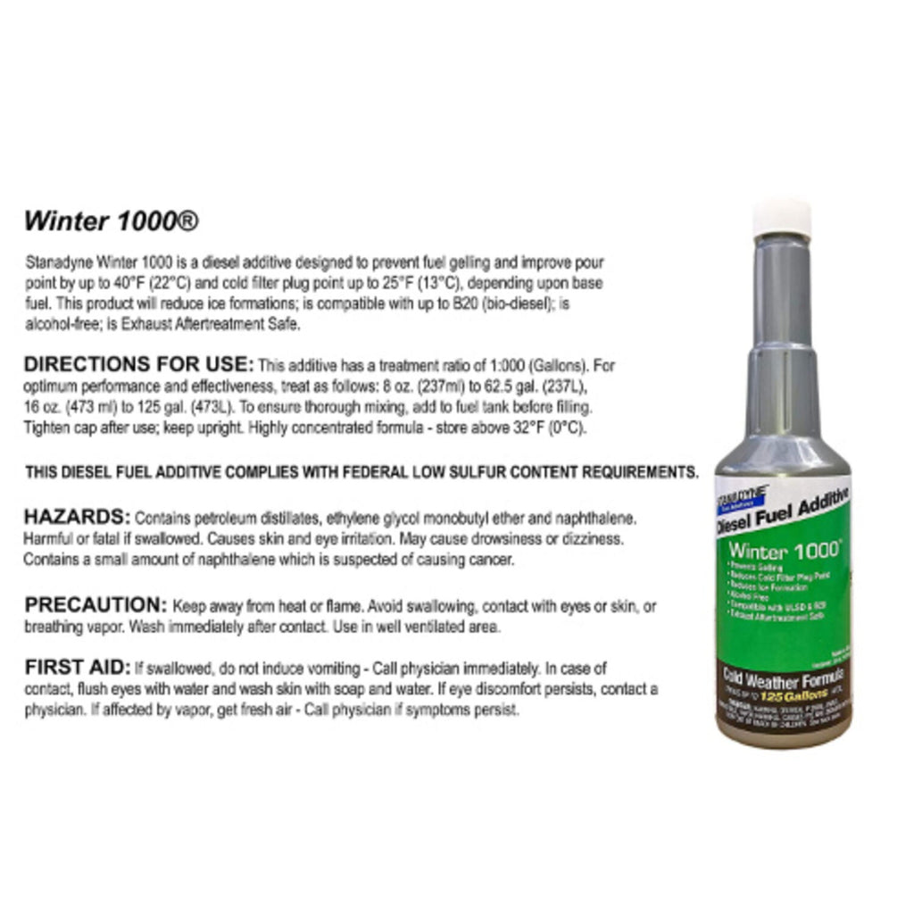 STANADYNE - STANADYNE DF WINTR 1000 12/16OZ