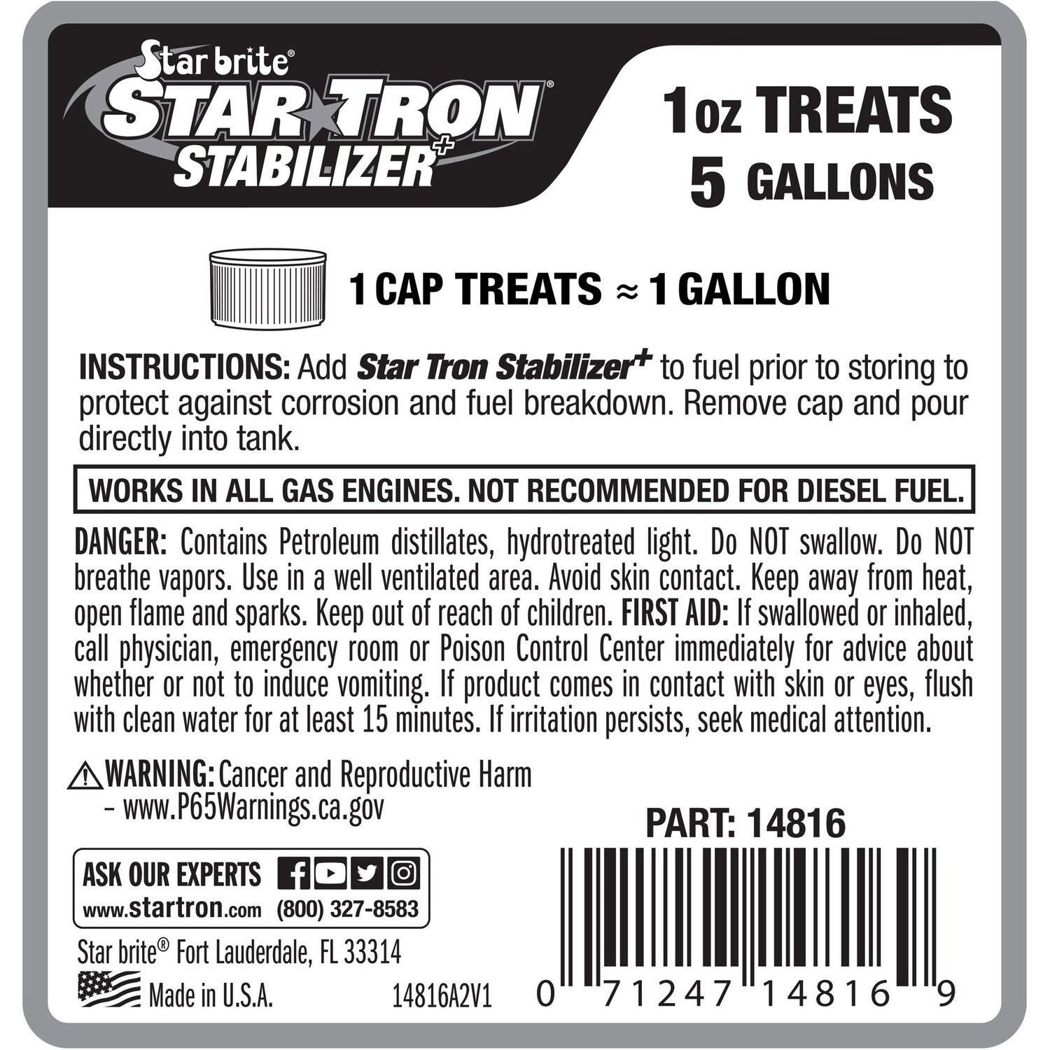 STARTRON - STARTRON STABLIZER 6/16OZ