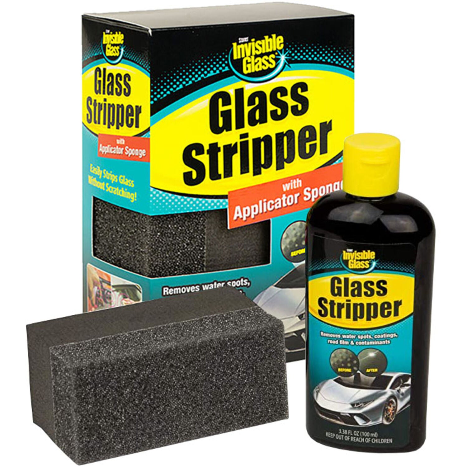 STONER - STONER GLASS STRIPPER W/SPONGE