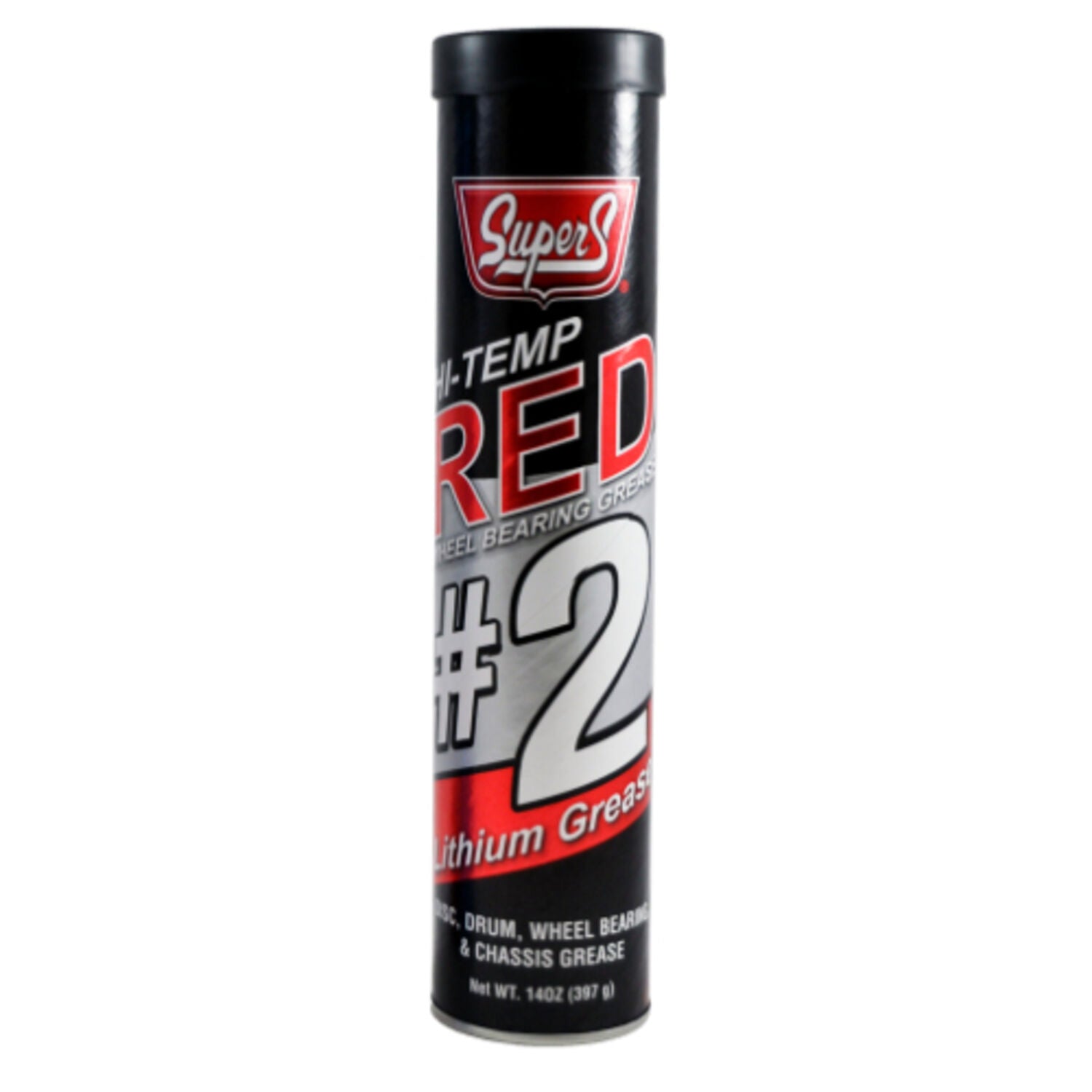 SUPER S - SPRS HITEMP RED GRSE #2 10/14OZ