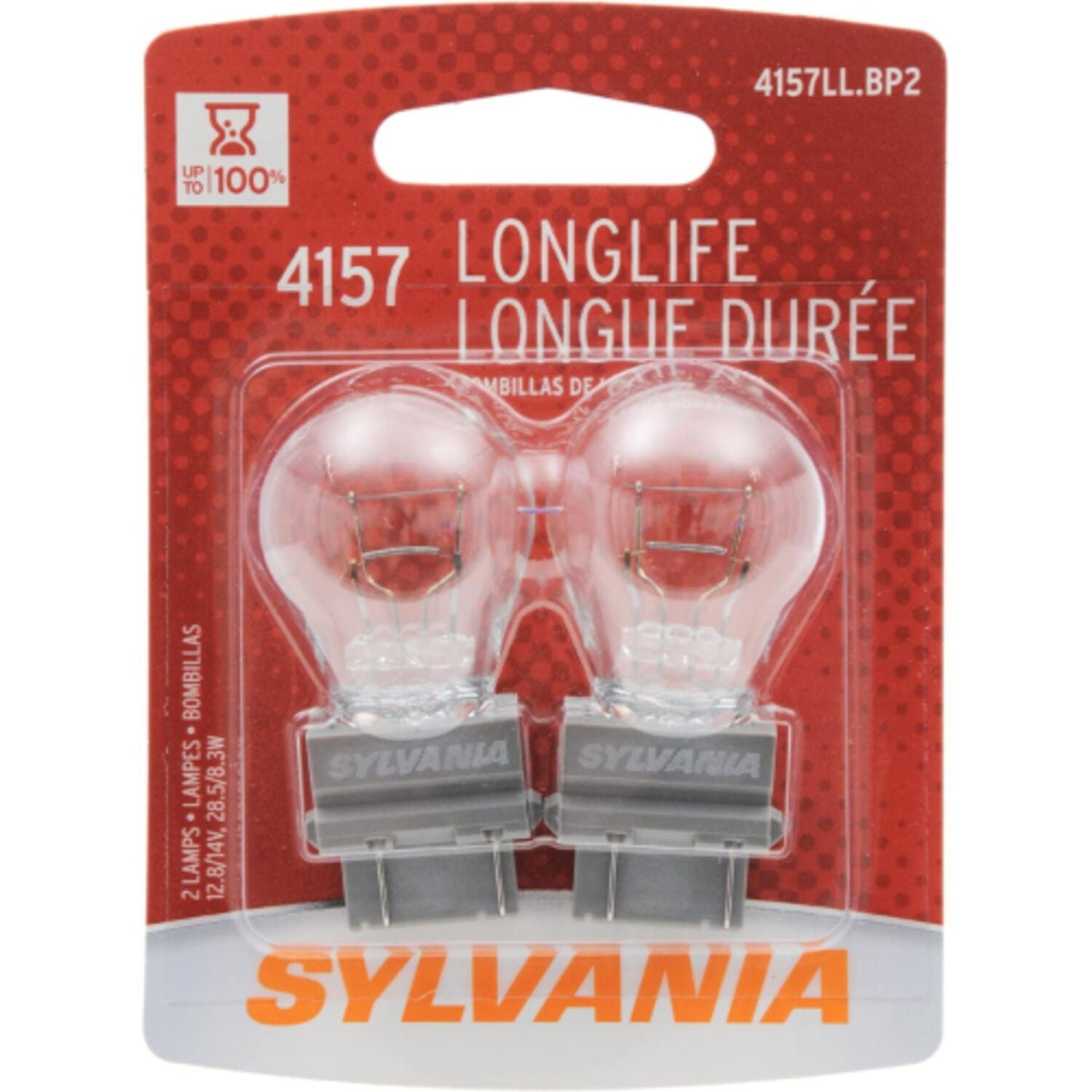 SYLVANIA - SYLVANIA 4157 L/L BLSTR 2PK